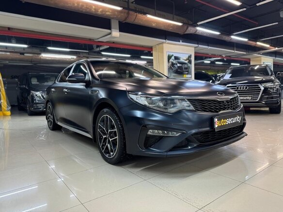2019 Kia Optima IV Рестайлинг, синий, 2350000 рублей