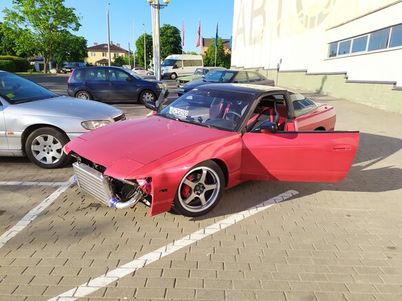 1990 Nissan 200SX S13, пурпурный, 1600000 рублей - вид 11
