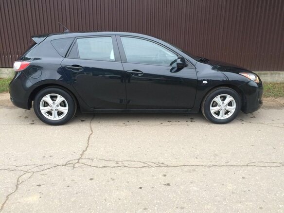 2012 Mazda 3 II (BL) Рестайлинг, чёрный