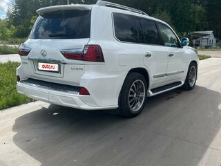 2013 Lexus LX 570 III Рестайлинг, белый, 4850000 рублей, вид 3