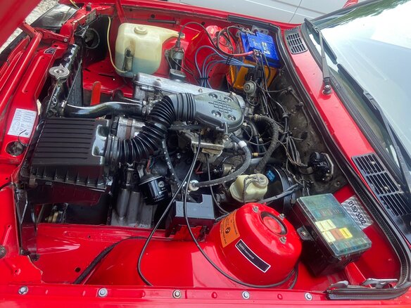 1984 BMW 3 серии 316 II (E30), красный, 500000 рублей - вид 9
