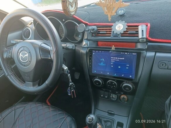 2008 Mazda 3 I (BK) Рестайлинг, серый, 500000 рублей - вид 9