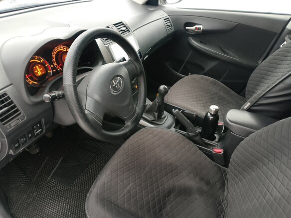 2008 Toyota Corolla X (E140, E150), синий, 1100000 рублей - вид 5