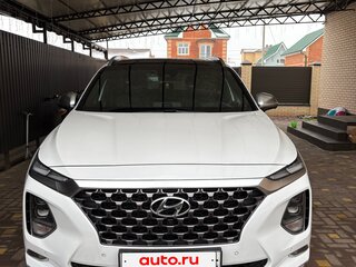 2019 Hyundai Santa Fe IV, белый, 3350000 рублей, вид 2