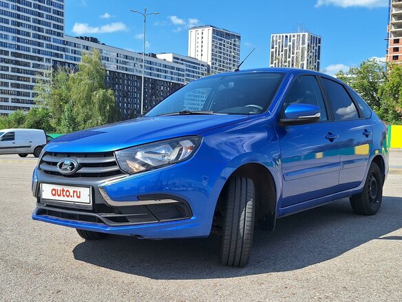 2020 Lada (ВАЗ) Granta I Рестайлинг, синий, 540000 рублей