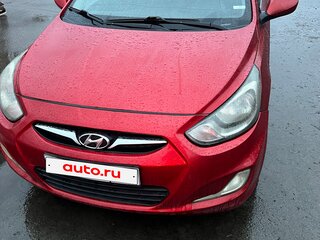 2012 Hyundai Solaris I, красный, 530000 рублей, вид 1