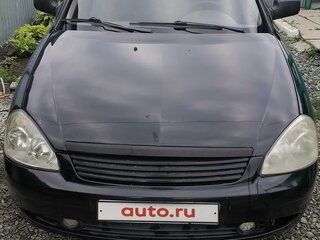 2009 Lada (ВАЗ) Priora I, чёрный, 350000 рублей, вид 1