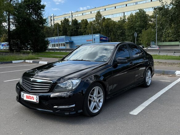 2012 Mercedes-Benz C-Класс 180 III (W204) Рестайлинг, чёрный