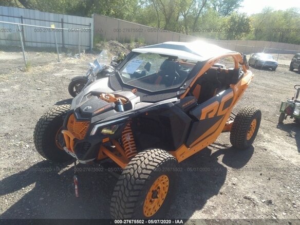 2020 BRP Can-Am Maverick X3, оранжевый - вид 2
