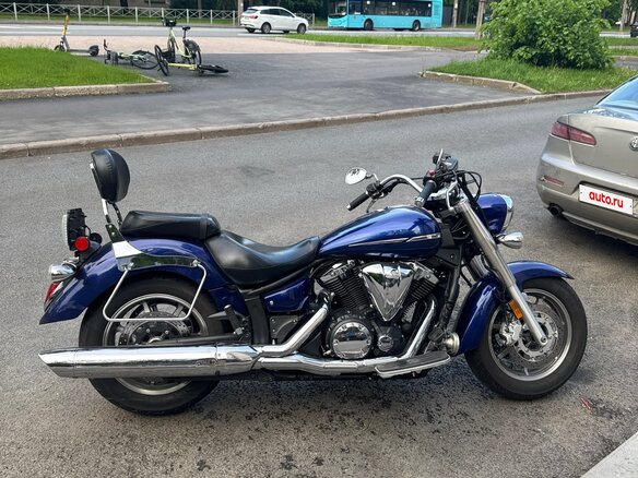 2007 Yamaha XVS1300, синий, 600000 рублей - вид 8
