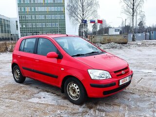 2003 Hyundai Getz I, красный, 400000 рублей, вид 3