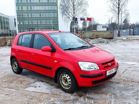 2003 Hyundai Getz I, красный, 400000 рублей - вид 2