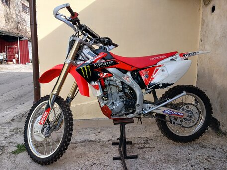 2009 Honda CRF 450X, красный, 400000 рублей, вид 1