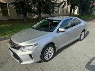 2016 Toyota Camry VII (XV50) Рестайлинг, серебристый, 1800000 рублей, вид 3