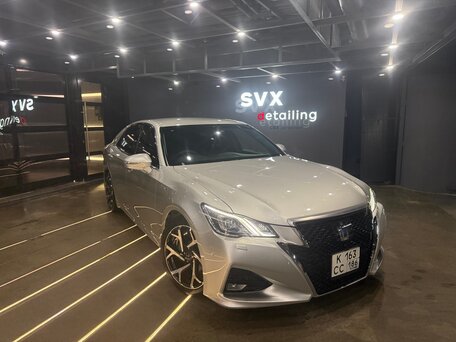 2017 Toyota Crown XIV (S210) Рестайлинг, серебристый, 2900000 рублей, вид 4
