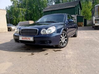 2006 Hyundai Sonata ТагАЗ IV (EF) Рестайлинг, синий, 300000 рублей, вид 3