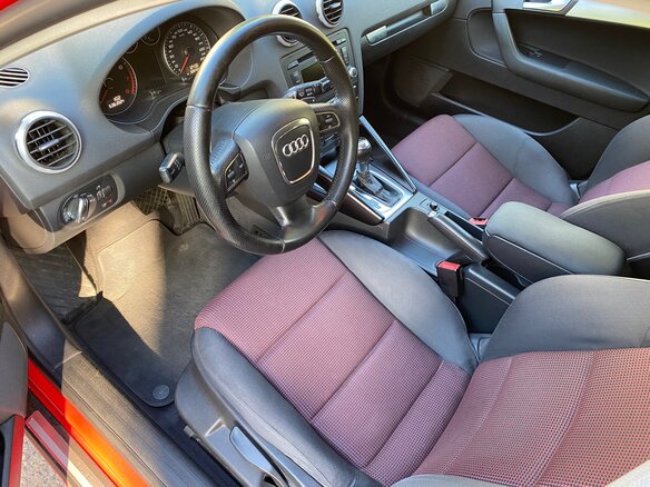 2008 Audi A3 II (8P) Рестайлинг 2, красный, 1095272 рублей - вид 6
