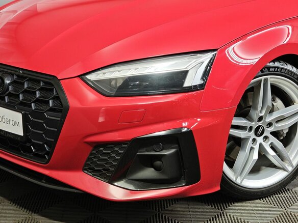 2021 Audi A5 45 TFSI II (F5) Рестайлинг, красный - вид 9