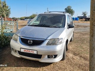 2002 Mazda MPV II (LW), серебристый, 520000 рублей, вид 2