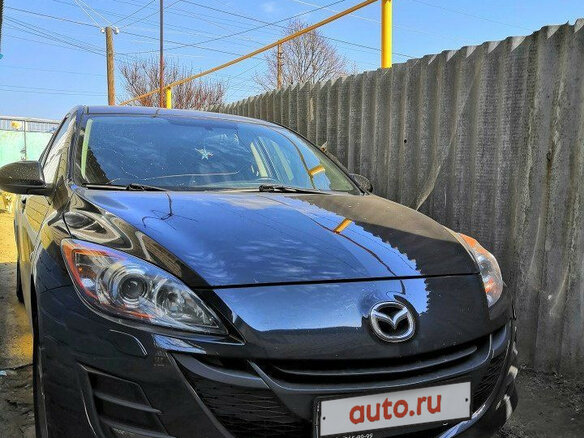 2010 Mazda 3 II (BL), чёрный, 890000 рублей - вид 2