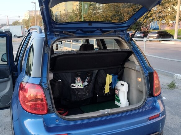 2009 Suzuki SX4 I (Classic), синий, 600000 рублей - вид 6