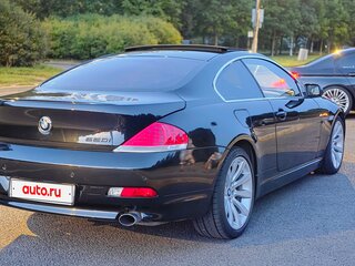 2006 BMW 6 серии 650i II (E63/E64), чёрный, 1100000 рублей, вид 5