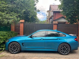 2019 BMW 4 серии Gran Coupe 420d xDrive F32/F33/F36 Рестайлинг, синий, 3599999 рублей, вид 2