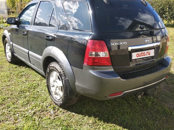 2007 Kia Sorento I Рестайлинг, чёрный, 680000 рублей - вид 2
