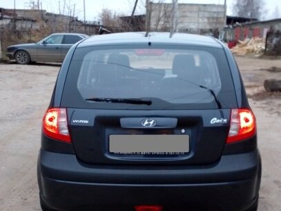 2011 Hyundai Getz I, чёрный - вид 3