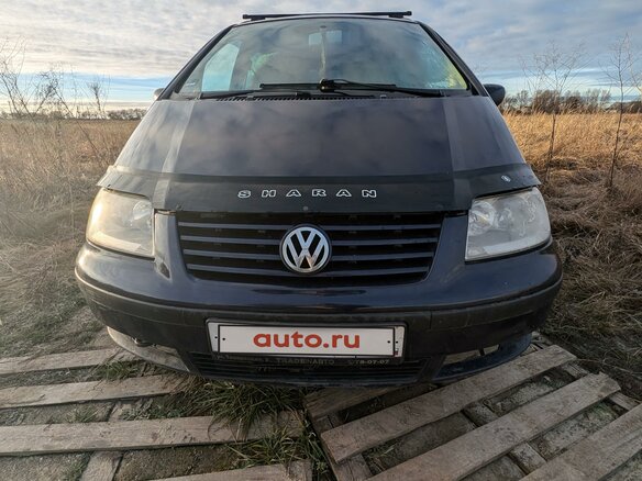 2001 Volkswagen Sharan I Рестайлинг, синий, 450000 рублей