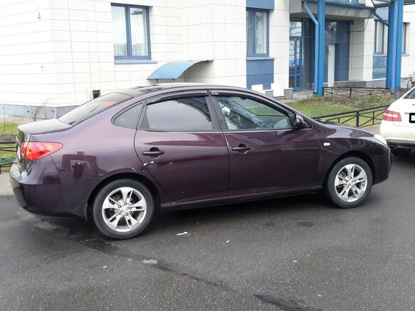 2009 Hyundai Elantra IV (HD), фиолетовый - вид 2