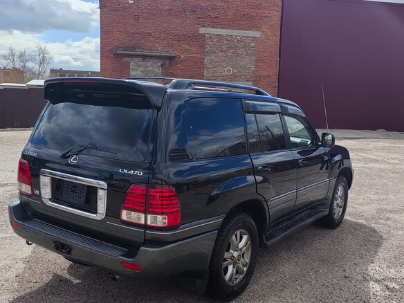 2004 Lexus LX 470 II Рестайлинг, чёрный, 2850000 рублей - вид 3