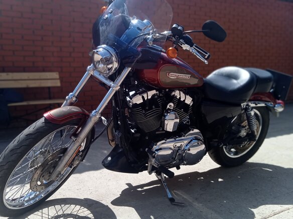 2009 Harley-Davidson Sportster 1200, пурпурный, 650000 рублей
