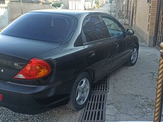 2006 Kia Spectra I Рестайлинг 2, чёрный, 420000 рублей, вид 3