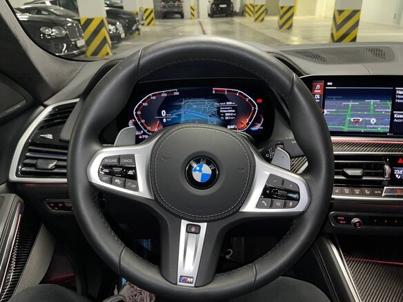2021 BMW X6 30d III (G06), синий, 9999999 рублей - вид 7