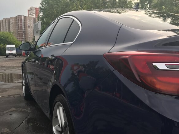2015 Opel Insignia I Рестайлинг, синий - вид 3