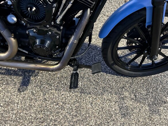 2005 Harley-Davidson Dyna Super Glide, голубой, 800000 рублей - вид 12