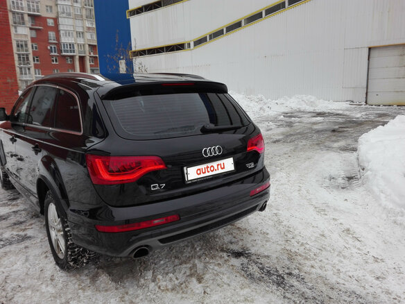 2012 Audi Q7 I (4L) Рестайлинг, чёрный - вид 3