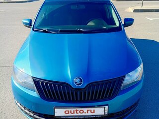 2015 Skoda Rapid I, синий, 749999 рублей, вид 4