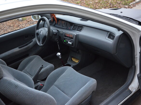 1992 Honda Civic V, белый - вид 3