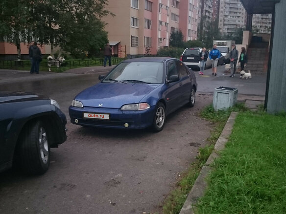1991 Honda Civic V, синий