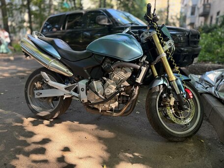 2005 Honda CB 600F Hornet, голубой, 430000 рублей, вид 1