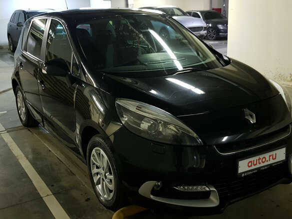 2012 Renault Scenic III Рестайлинг, чёрный
