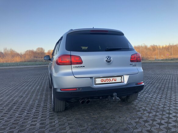 2011 Volkswagen Tiguan I Рестайлинг, серебристый - вид 4