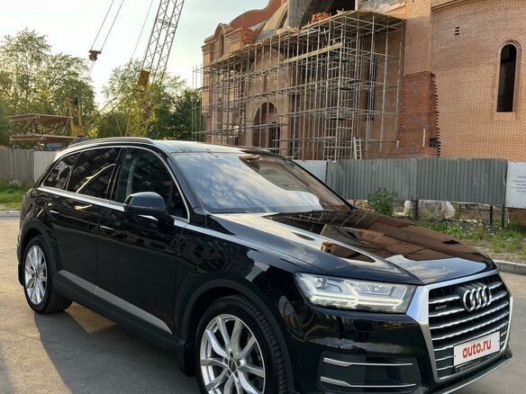 2016 Audi Q7 II (4M), чёрный, 4830000 рублей - вид 2
