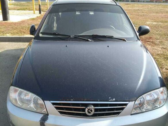 2007 Kia Spectra I Рестайлинг 2, чёрный - вид 1