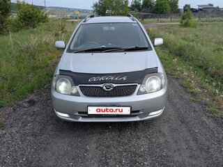 2001 Toyota Corolla Fielder IX (E120, E130), серебристый, 590000 рублей, вид 2
