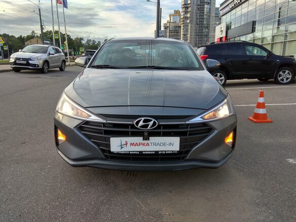 2019 Hyundai Elantra VI (AD) Рестайлинг, серый - вид 7