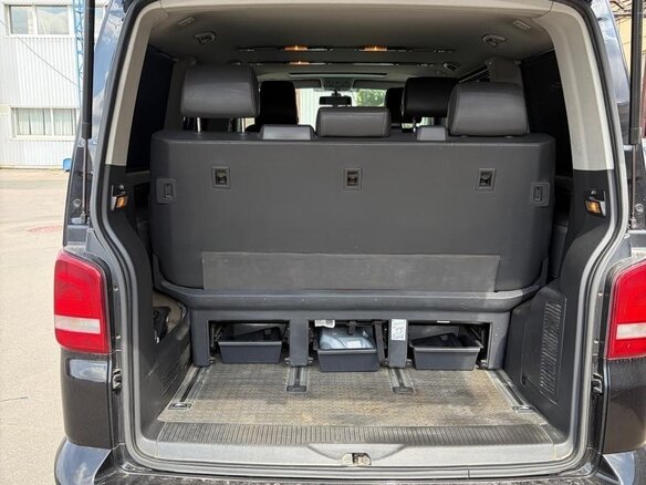 2014 Volkswagen Multivan T5 Рестайлинг, чёрный - вид 8
