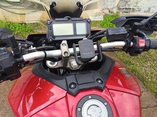 2015 Yamaha MT-09 Tracer (FJ-09), красный, 700000 рублей, вид 4